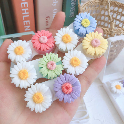 INS Flowers colored contacts lenses case