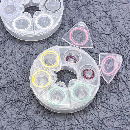 [Flash Sale] 3 Pair Round box Contact Case